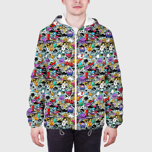 Мужская куртка 3D Stickerboom, цвет 3D печать - фото 4