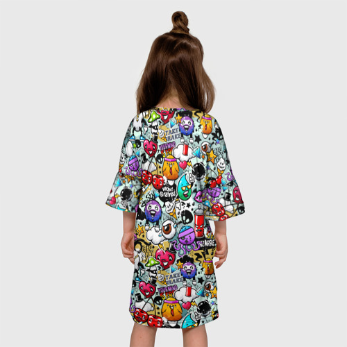 Детское платье 3D Stickerboom, цвет 3D печать - фото 5