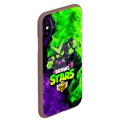 Чехол для iPhone XS Max матовый Brawl Stars Virus 8-Bit Бравл старс - фото 2