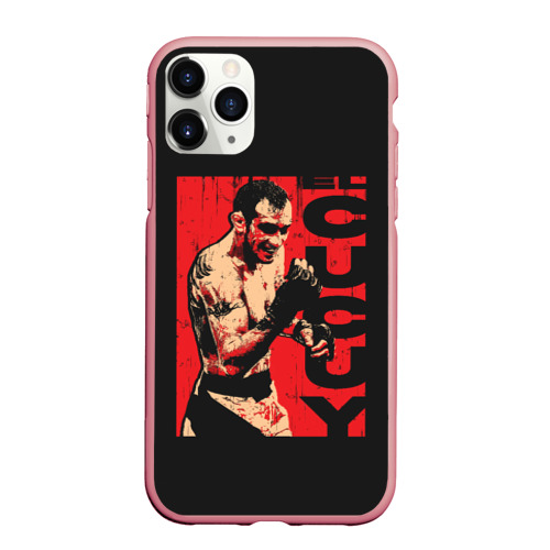 Чехол для iPhone 11 Pro Max матовый Tony Ferguson, цвет баблгам