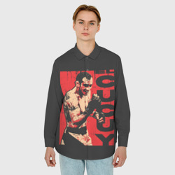 Мужская рубашка oversize 3D Tony Ferguson - фото 2