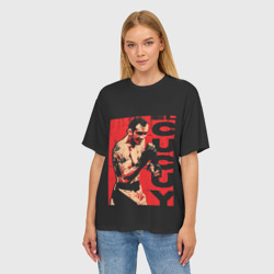 Женская футболка oversize 3D Tony Ferguson - фото 2