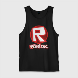 Мужская майка хлопок Roblox big logo