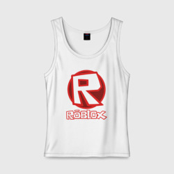 Женская майка хлопок Roblox big logo