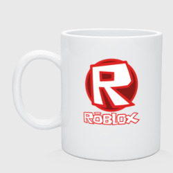 Кружка керамическая Roblox big logo