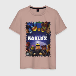 Мужская футболка хлопок Roblox Роблокс