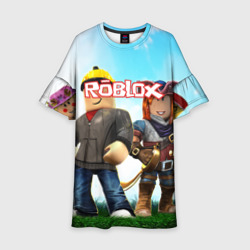 Детское платье 3D Roblox comand