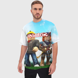 Мужская футболка oversize 3D Roblox comand - фото 2