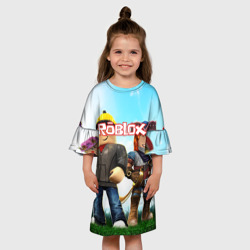Детское платье 3D Roblox comand - фото 2