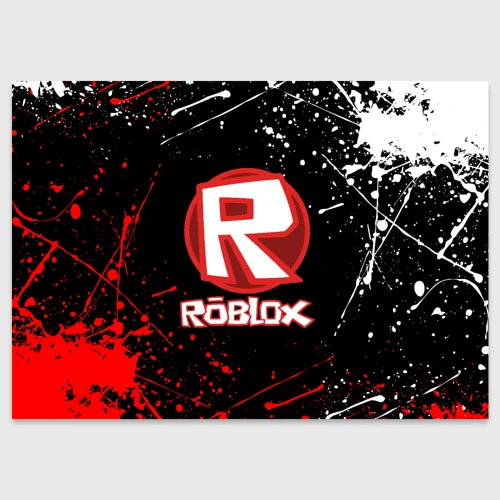 Поздравительная открытка Big logo Roblox