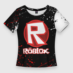 Женская футболка 3D Slim Big logo Roblox