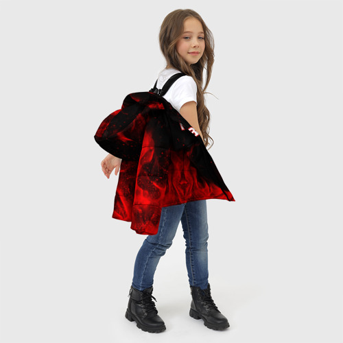 Зимняя куртка для девочек 3D Roblox Роблокс, цвет красный - фото 6