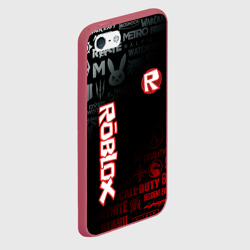 Чехол для iPhone 5/5S матовый Roblox Роблокс - фото 2