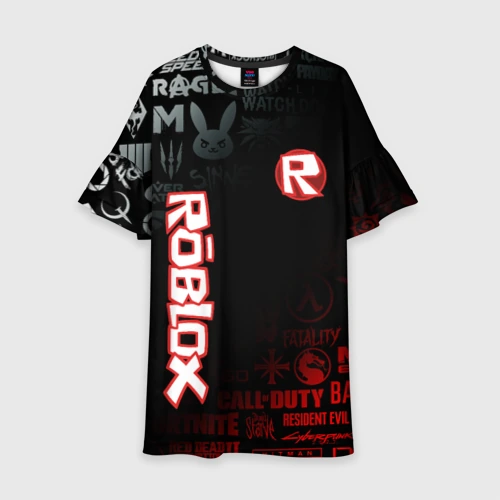 Детское платье 3D Roblox Роблокс