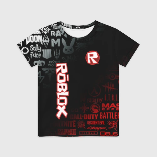 Детская футболка 3D Roblox Роблокс