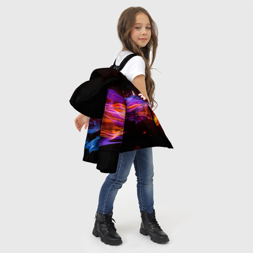 Зимняя куртка для девочек 3D Roblox Роблокс, цвет черный - фото 6