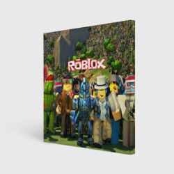 Холст квадратный Roblox Роблокс