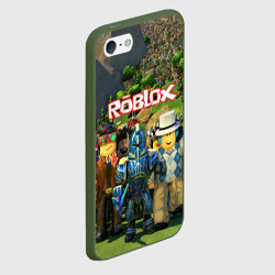 Чехол для iPhone 5/5S матовый Roblox Роблокс - фото 2