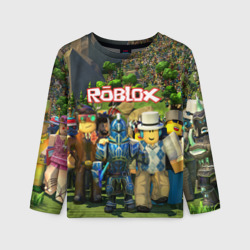 Детский лонгслив 3D Roblox Роблокс