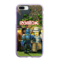 Чехол для iPhone 7Plus/8 Plus матовый Roblox Роблокс