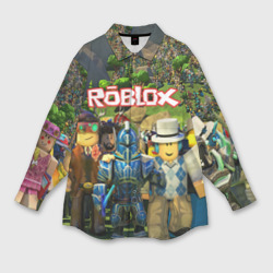 Женская рубашка oversize 3D Roblox Роблокс