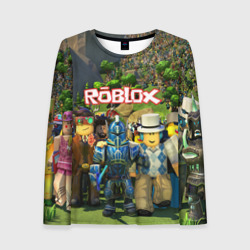 Женский лонгслив 3D Roblox Роблокс