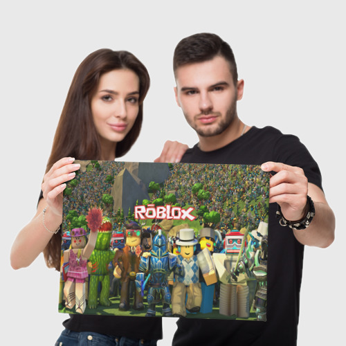 Холст прямоугольный Roblox Роблокс, цвет 3D печать - фото 5