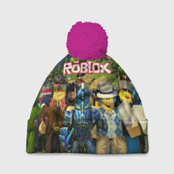 Шапка 3D c помпоном Roblox Роблокс