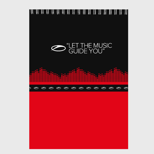 Скетчбук ASOT Let The Music Guide You, цвет белый