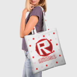 Шоппер 3D Roblox pattern emblem - фото 2