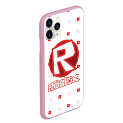 Чехол для iPhone 11 Pro Max матовый Roblox pattern emblem - фото 2