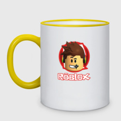 Кружка двухцветная Roblox boy