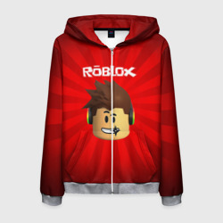 Мужская толстовка 3D на молнии Roblox