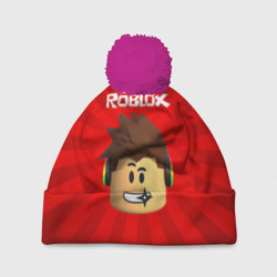 Шапка 3D c помпоном Roblox