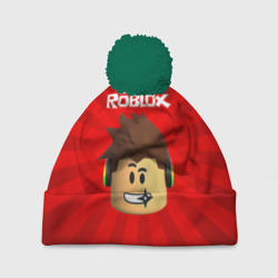 Шапка 3D c помпоном Roblox