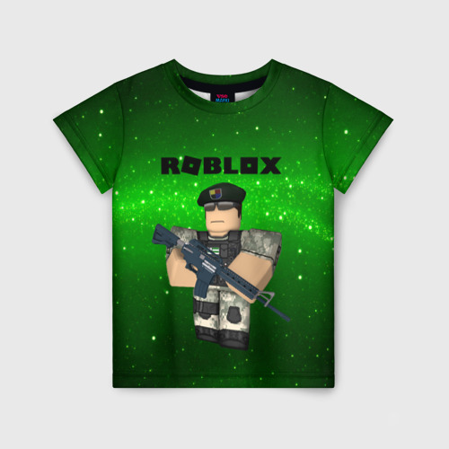 Детская футболка 3D Roblox, цвет 3D печать