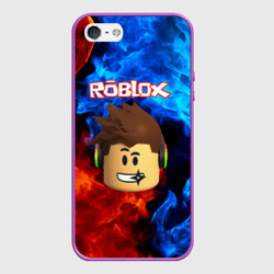 Чехол для iPhone 5/5S матовый Roblox Роблокс