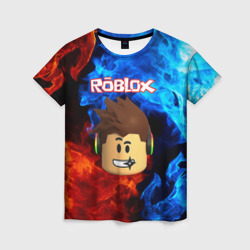 Женская футболка 3D Roblox Роблокс