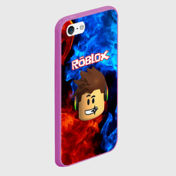 Чехол для iPhone 5/5S матовый Roblox Роблокс - фото 2