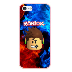 Чехол для iPhone 5/5S матовый Roblox Роблокс