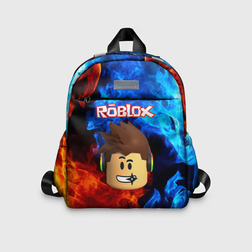 Детский рюкзак с принтом Roblox Роблокс, вид спереди №1