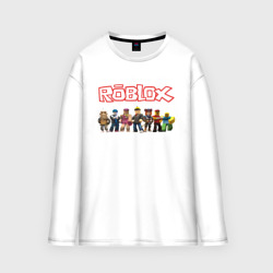 Женский лонгслив oversize хлопок Roblox