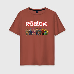 Женская футболка хлопок Oversize Roblox