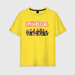 Женская футболка хлопок Oversize Roblox