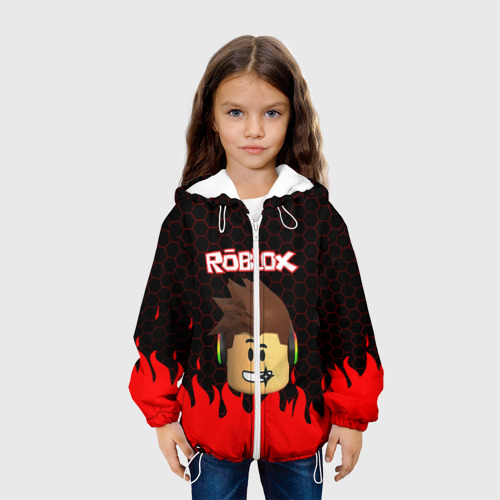 Детская куртка 3D Roblox, цвет белый - фото 4