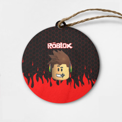 Деревянная игрушка круг Roblox