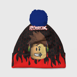 Шапка 3D c помпоном Roblox