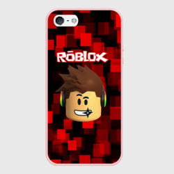 Чехол для iPhone 5/5S матовый Roblox Роблокс