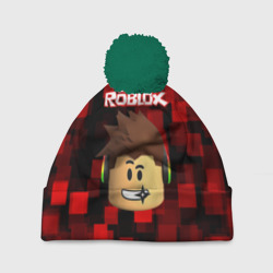 Шапка 3D c помпоном Roblox Роблокс