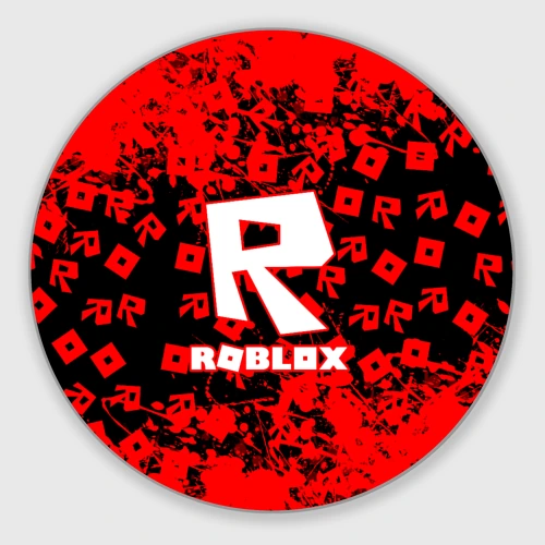Круглый коврик для мышки Roblox